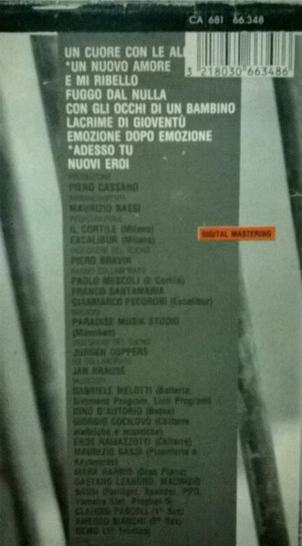 Eros Ramazzotti - Nuovi Eroi | Carrere (66 348) - 3