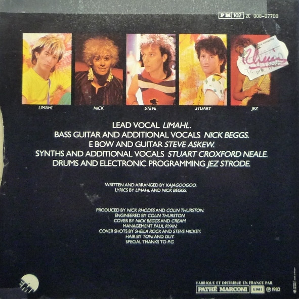 Kajagoogoo - Too Shy | EMI (2C 008-07700) - 2