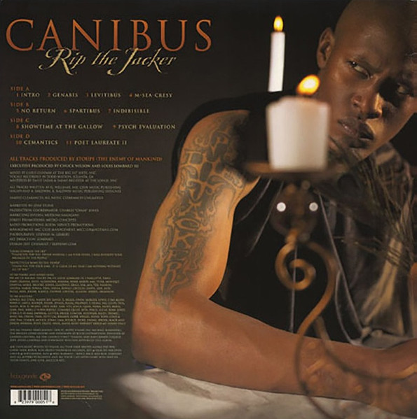 Canibus - Rip The Jacker | Babygrande (BBG-LP-5) - 2