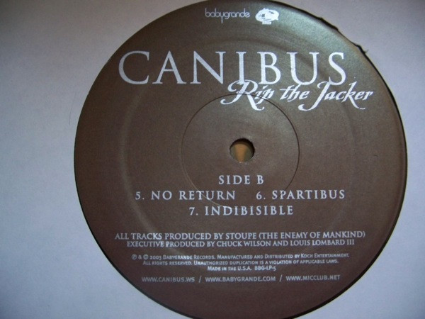 Canibus - Rip The Jacker | Babygrande (BBG-LP-5) - 4