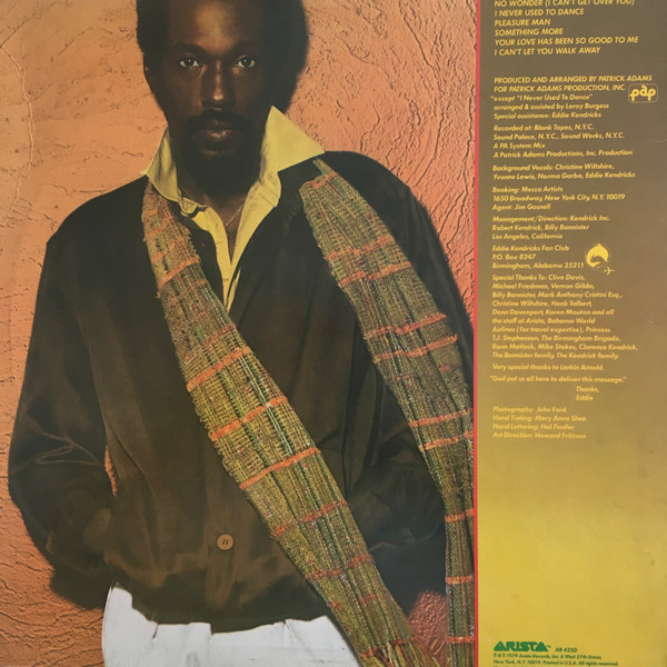 Eddie Kendricks - Something More | Arista (AB 4250) - 2