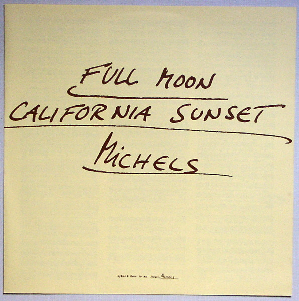 Wolfgang Michels - Full Moon California Sunset | Telefunken (6.23476 AO) - 3