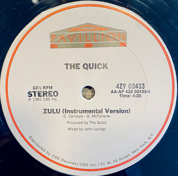 The Quick - Zulu | Pavillion (4Z9 02433) - 2