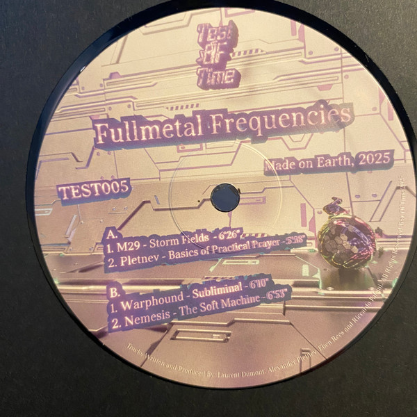 Various - Fullmetal Frequencies | Test Of Time (TEST005) - main