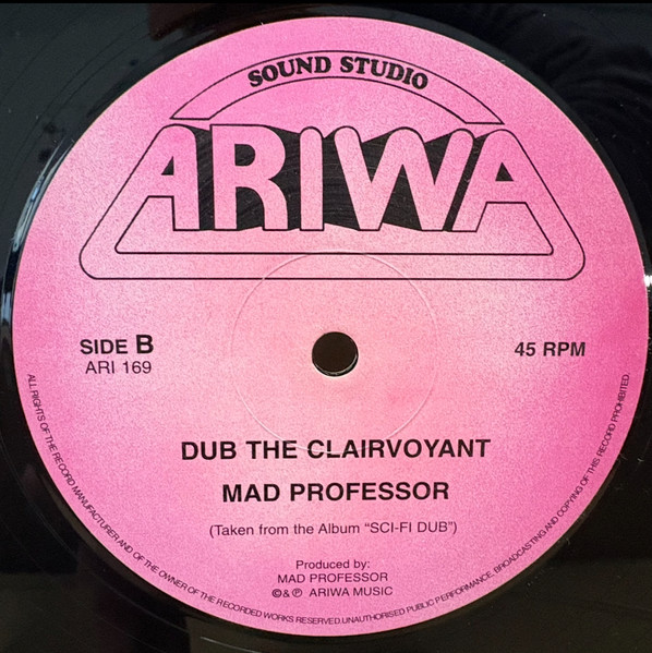 Black Majik / Mad Professor - Feeling's Killing Me / Dub The Clairvoyant | Ariwa Sound Studio (ARI 169) - 2 Black Majik / Mad Professor - Feeling's Killing Me / Dub The Clairvoyant | Ariwa Sound Studio (ARI 169) - 2