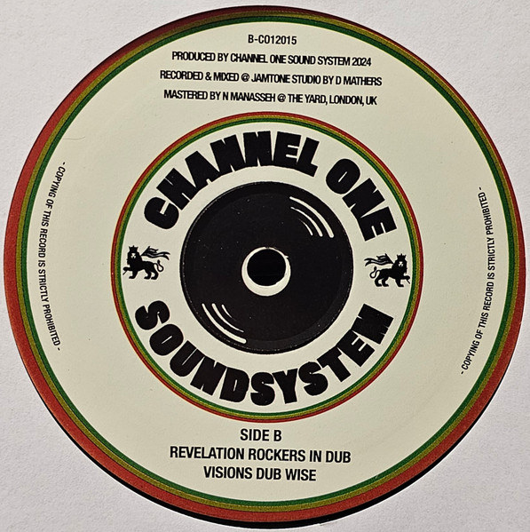 Channel One Sound System - Raw Dubs Vol. 1 | Channel One Sound System (CO12015) - 4 Channel One Sound System - Raw Dubs Vol. 1 | Channel One Sound System (CO12015) - 4