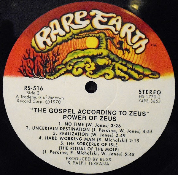 Power Of Zeus - The Gospel According To Zeus | Rare Earth (RS516) - 4 Power Of Zeus - The Gospel According To Zeus | Rare Earth (RS516) - 4