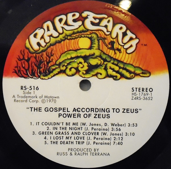Power Of Zeus - The Gospel According To Zeus | Rare Earth (RS516) - 3 Power Of Zeus - The Gospel According To Zeus | Rare Earth (RS516) - 3
