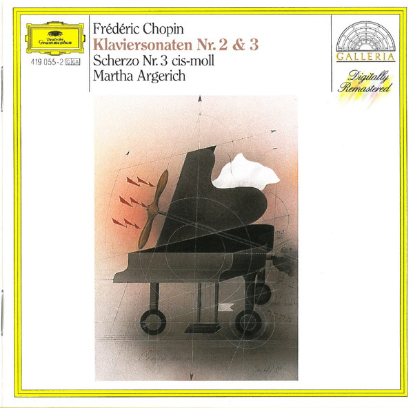 Frédéric Chopin , Martha Argerich - Klaviersonaten Nr. 2 & 3 / Scherzo Nr. 3 cis-moll | Deutsche Grammophon (419 055-2) - main