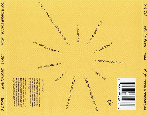 Julia Fordham - Swept | Virgin (2-91748) - 2 Julia Fordham - Swept | Virgin (2-91748) - 2