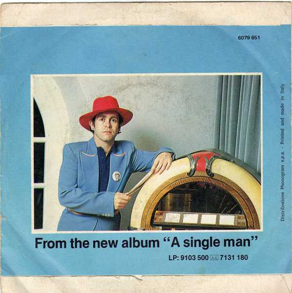 Elton John - Part Time Love | The Rocket Record Company (6079 651) - 2