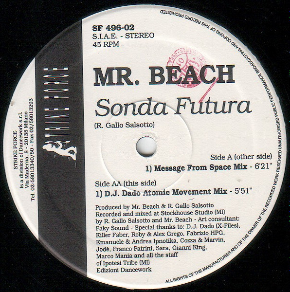 Mr. Beach - Sonda Futura | Strike Force (SF 496-02) - 2