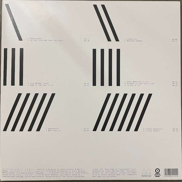 Transparent Sound - Accidents 1994-2023 | Tresor (Tresor.361) - 2