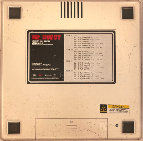 Mac Quayle - Mr. Robot (Original Television Series Soundtrack//Volume 4) | Invada (LSINV190LP) - 3