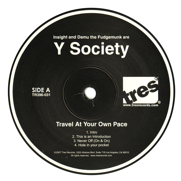 Y Society - Travel At Your Own Pace | Tres Records (TR396-031) - 4