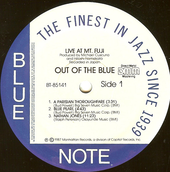 Out Of The Blue - Live At Mt. Fuji | Blue Note (BT85141) - 3