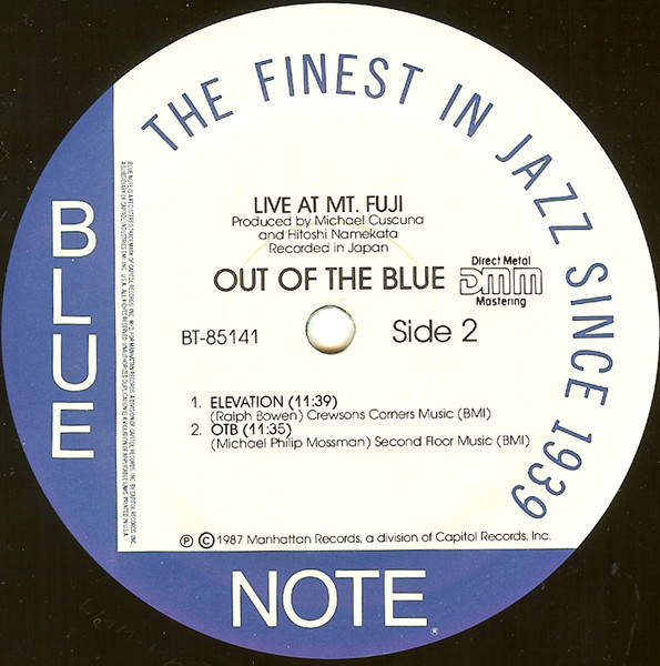 Out Of The Blue - Live At Mt. Fuji | Blue Note (BT85141) - 4