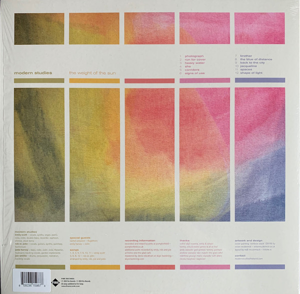 Modern Studies - The Weight Of The Sun | Fire Records (FIRELP598) - 2 Modern Studies - The Weight Of The Sun | Fire Records (FIRELP598) - 2