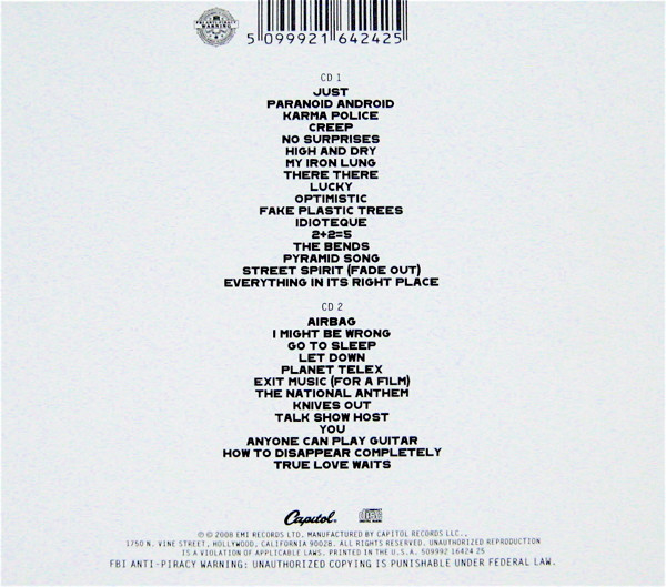Radiohead - The Best Of | Capitol Records (50999-216424-2-5) - 2 Radiohead - The Best Of | Capitol Records (50999-216424-2-5) - 2