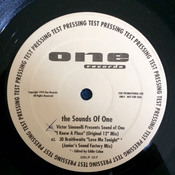 Various - The Sounds Of One | One Records (ORLP017) - main Various - The Sounds Of One | One Records (ORLP017) - main