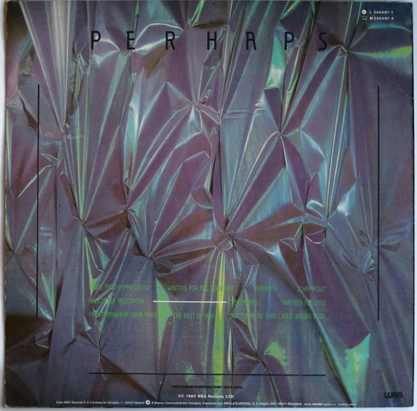 The Associates - Perhaps - Vinilo | WEA (L 240497-1) - 2 The Associates - Perhaps - Vinilo | WEA (L 240497-1) - 2