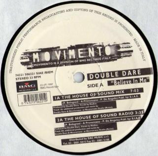 Double Dare - Believe In Me | Movimento (74321 506221) - main