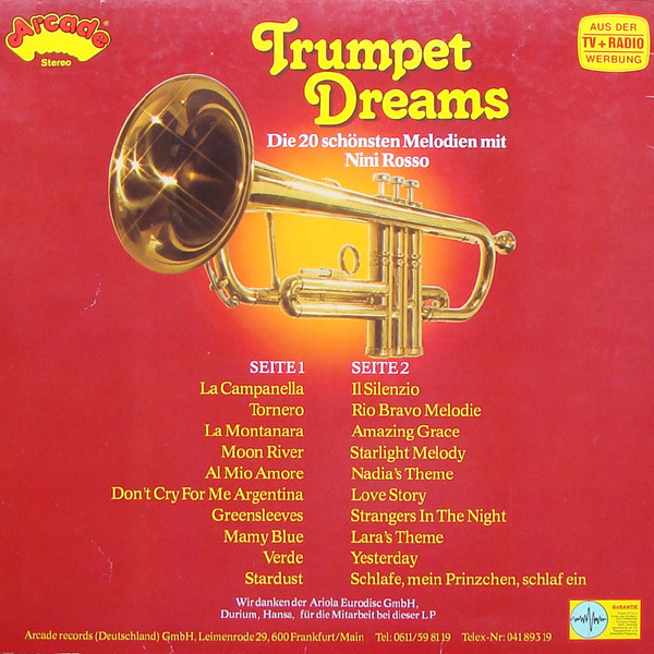 Nini Rosso - Trumpet Dreams | Arcade (ADE G 53) - 2 Nini Rosso - Trumpet Dreams | Arcade (ADE G 53) - 2