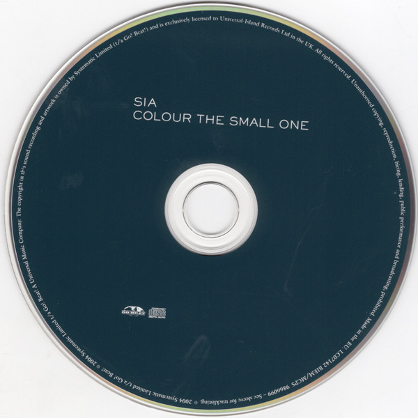 Sia - Colour The Small One | Go! Beat (986 609-9) - 3