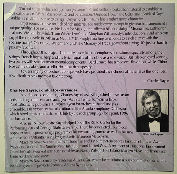 The Taliesin Orchestra - Orinoco Flow (The Music Of Enya) | Intersound (3566) - 4 The Taliesin Orchestra - Orinoco Flow (The Music Of Enya) | Intersound (3566) - 4