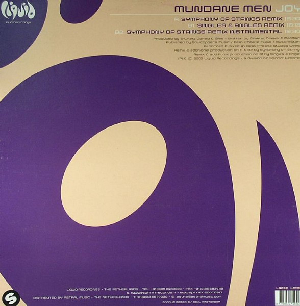 Mundane Men - Joy | Liquid Recordings (LQ032) - 2