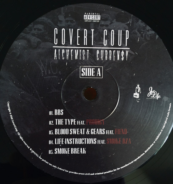 Curren$y & Alchemist - Covert Coup | ALC Records (ALC5009) - 3