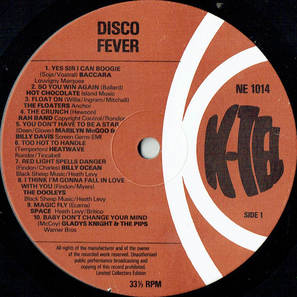 Various - Disco Fever | K-Tel (NE1014) - 3 Various - Disco Fever | K-Tel (NE1014) - 3