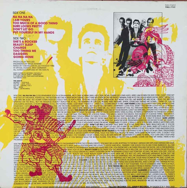 The Adicts - Fifth Overture | Fallout Records (FALL LP042) - 2 The Adicts - Fifth Overture | Fallout Records (FALL LP042) - 2