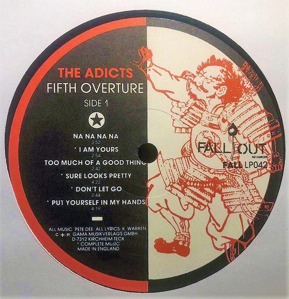 The Adicts - Fifth Overture | Fallout Records (FALL LP042) - 3 The Adicts - Fifth Overture | Fallout Records (FALL LP042) - 3