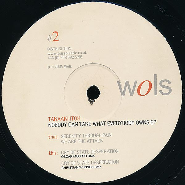 Takaaki Itoh - Nobody Can Take What Everybody Owns | Wols (WOLS 02) - 2
