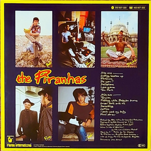 The Piranhas - The Piranhas | Hansa (202 927-320) - 2