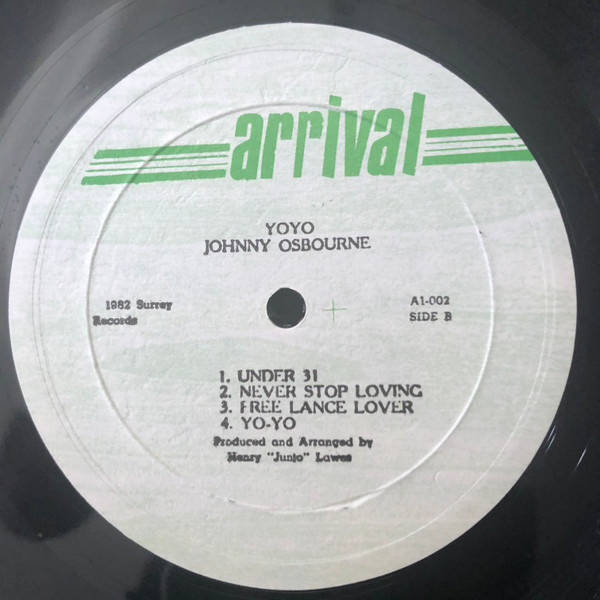 Johnny Osbourne - Yo Yo | Arrival (ALP-002) - 3
