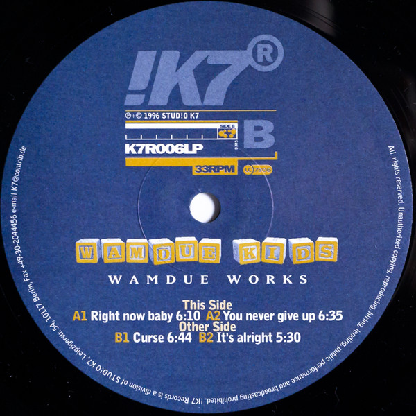 Wamdue Kids - Wamdue Works | !K7 Records (K7R006LP) - 4 Wamdue Kids - Wamdue Works | !K7 Records (K7R006LP) - 4