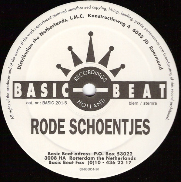 Booming Support - Rode Schoentjes | Basic Beat Recordings (BASIC 201-5) - main