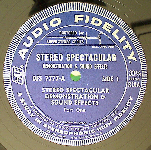 No Artist - Stereo Spectacular Demonstration & Sound Effects | Audio Fidelity (DFS 7777) - 3