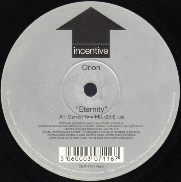 Orion - Eternity | Incentive (CENT11T) - 3 Orion - Eternity | Incentive (CENT11T) - 3