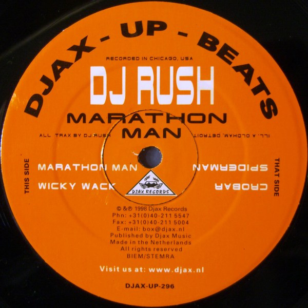 DJ Rush - Marathon Man | Djax-Up-Beats (DJAX-UP-296) - 3 DJ Rush - Marathon Man | Djax-Up-Beats (DJAX-UP-296) - 3