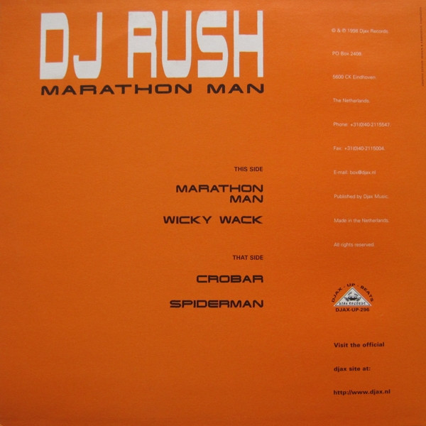 DJ Rush - Marathon Man | Djax-Up-Beats (DJAX-UP-296) - 2 DJ Rush - Marathon Man | Djax-Up-Beats (DJAX-UP-296) - 2