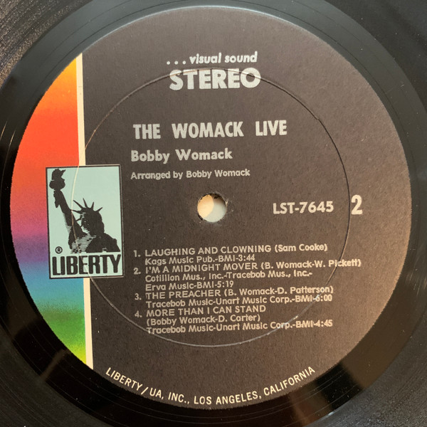 Bobby Womack - The Womack "Live" | Liberty (LST-7645) - 4