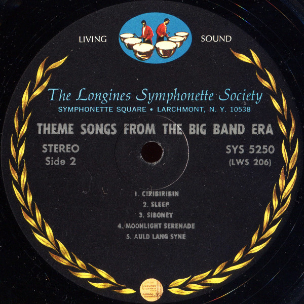 Various - Theme Songs Of The Big Band Era [Vinyl] | Longines Symphonette Society (LS 121 C) - 4