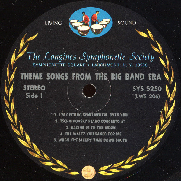 Various - Theme Songs Of The Big Band Era [Vinyl] | Longines Symphonette Society (LS 121 C) - 3