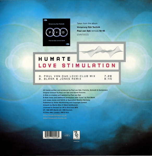 Humate - Love Stimulation | Deviant Records (DVNT22X) - 2 Humate - Love Stimulation | Deviant Records (DVNT22X) - 2