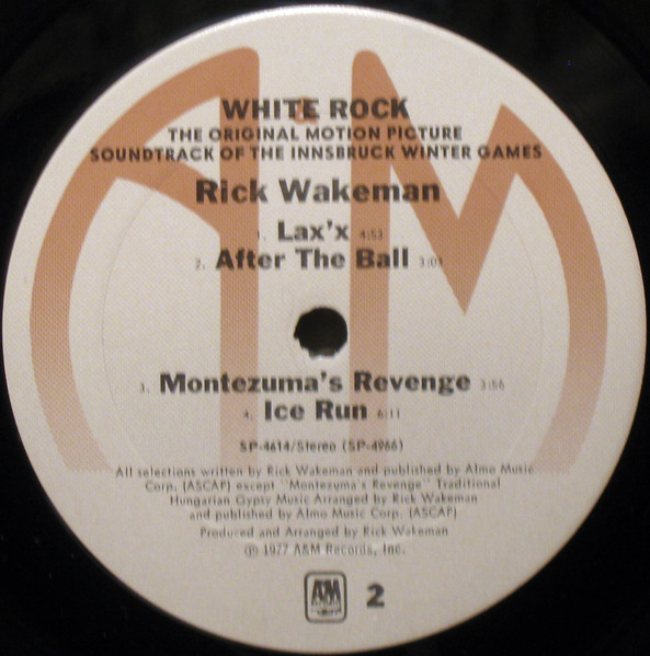 Rick Wakeman - White Rock | A&M Records (SP-4614) - 4 Rick Wakeman - White Rock | A&M Records (SP-4614) - 4