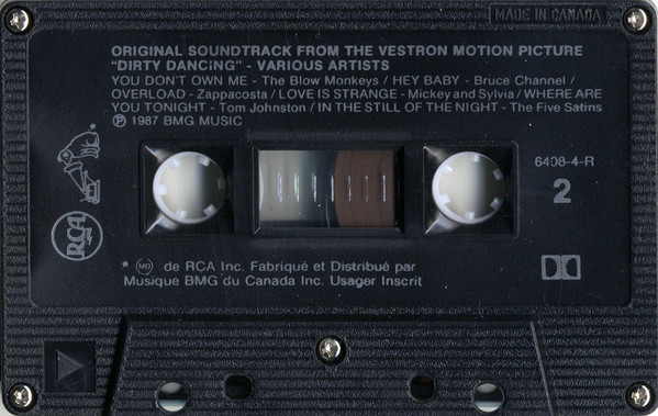 Various - Dirty Dancing (Original Soundtrack From The Vestron Motion Picture) | RCA (6408-4-R) - 4