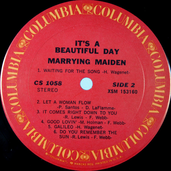 It's A Beautiful Day - Marrying Maiden | Columbia (CS 1058) - 4